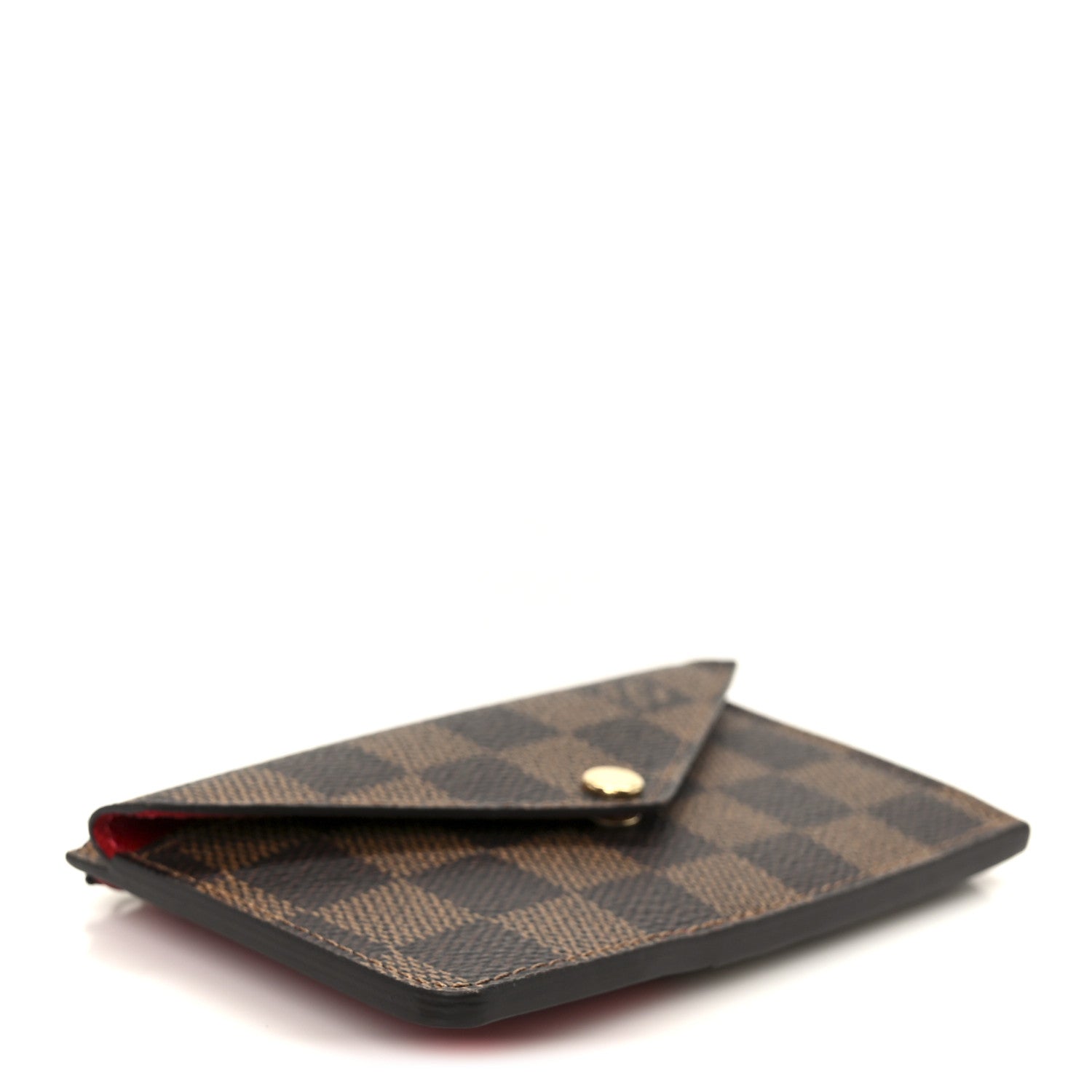 Louis Vuitton Damier Ebene Recto Verso Card Holder Red 4 of 7