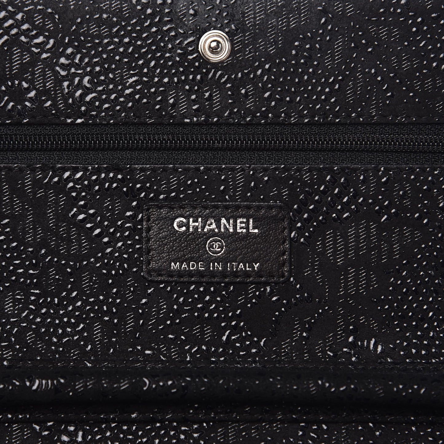 Lace Goatskin Wallet On Chain WOC Black