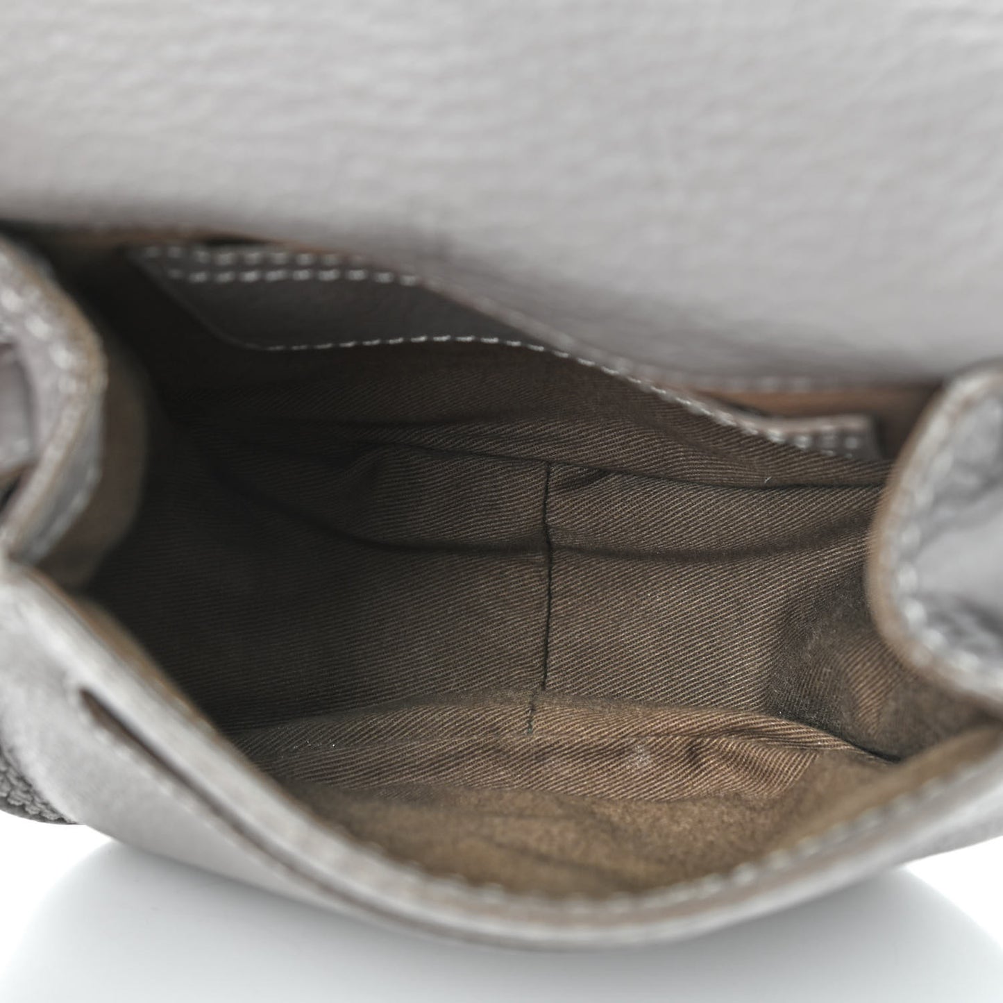 Calfskin Mini Marcie Round Crossbody Bag Cashmere Grey