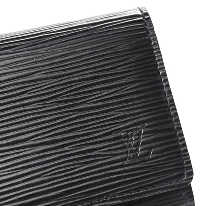 Louis Vuitton Epi Business Card Holder Black 10 of 10