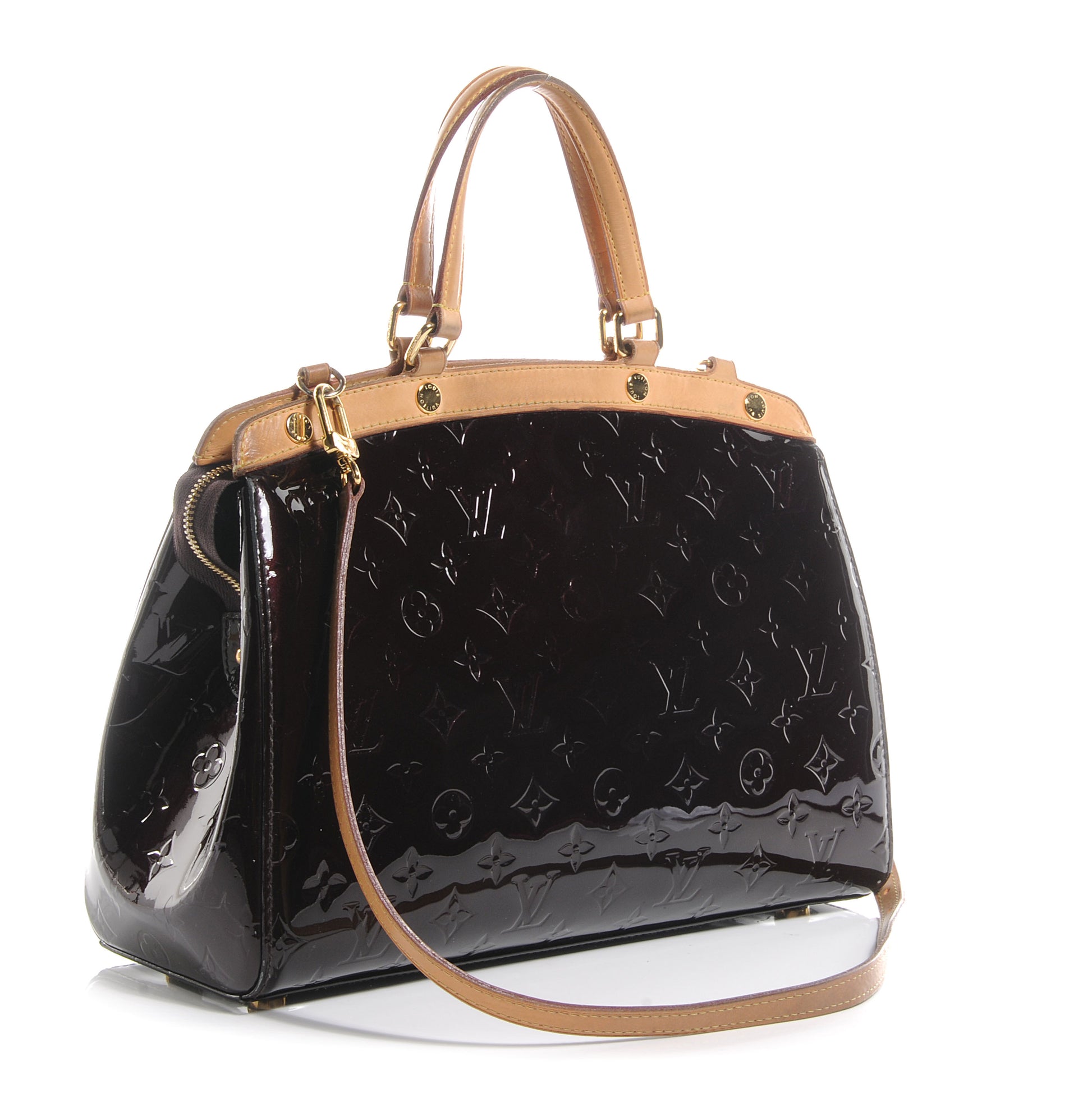 Louis Vuitton Vernis Brea MM Amarante 3 of 7