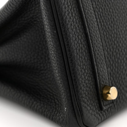 Hermes Togo Birkin 25 Black 11 of 17
