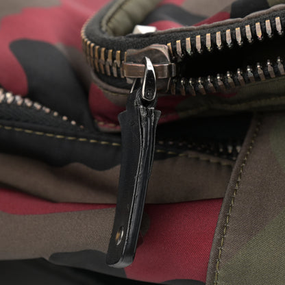 Valentino Garavani Nylon Camouflage Print Backpack Green White Black Red 11 of 17
