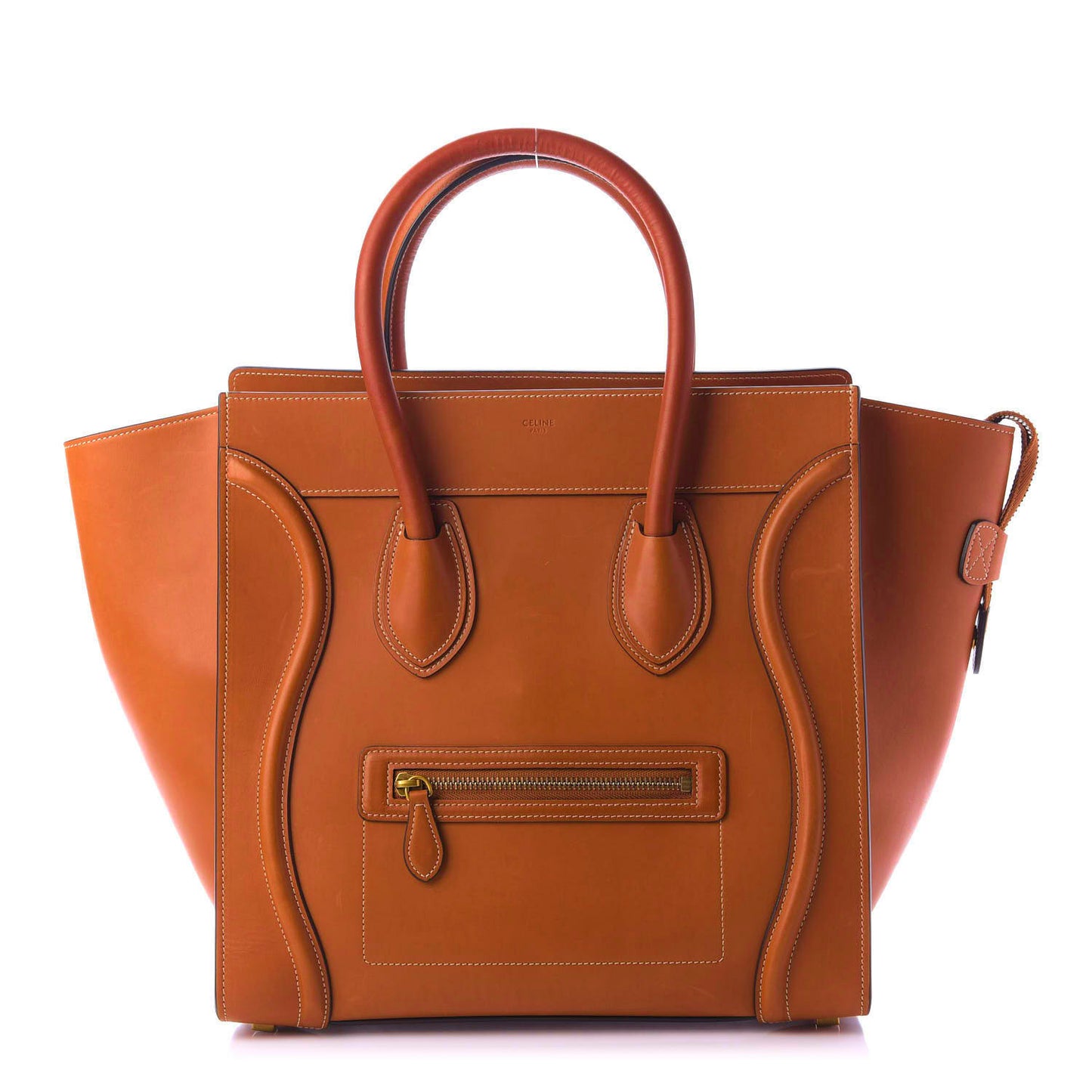 Natural Calfskin Mini Luggage Tan