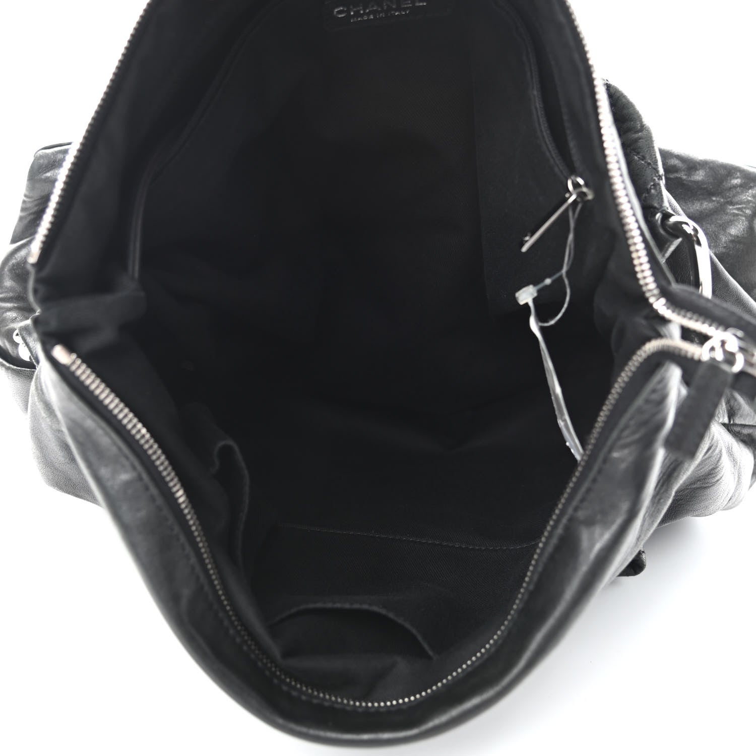 Chanel Lambskin Quilted Mademoiselle Hobo Black 5 of 11