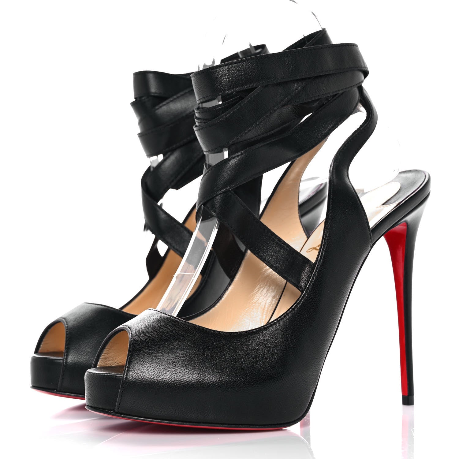 Christian Louboutin Nappa Altilege 120 Pumps 37 Black 3 of 8