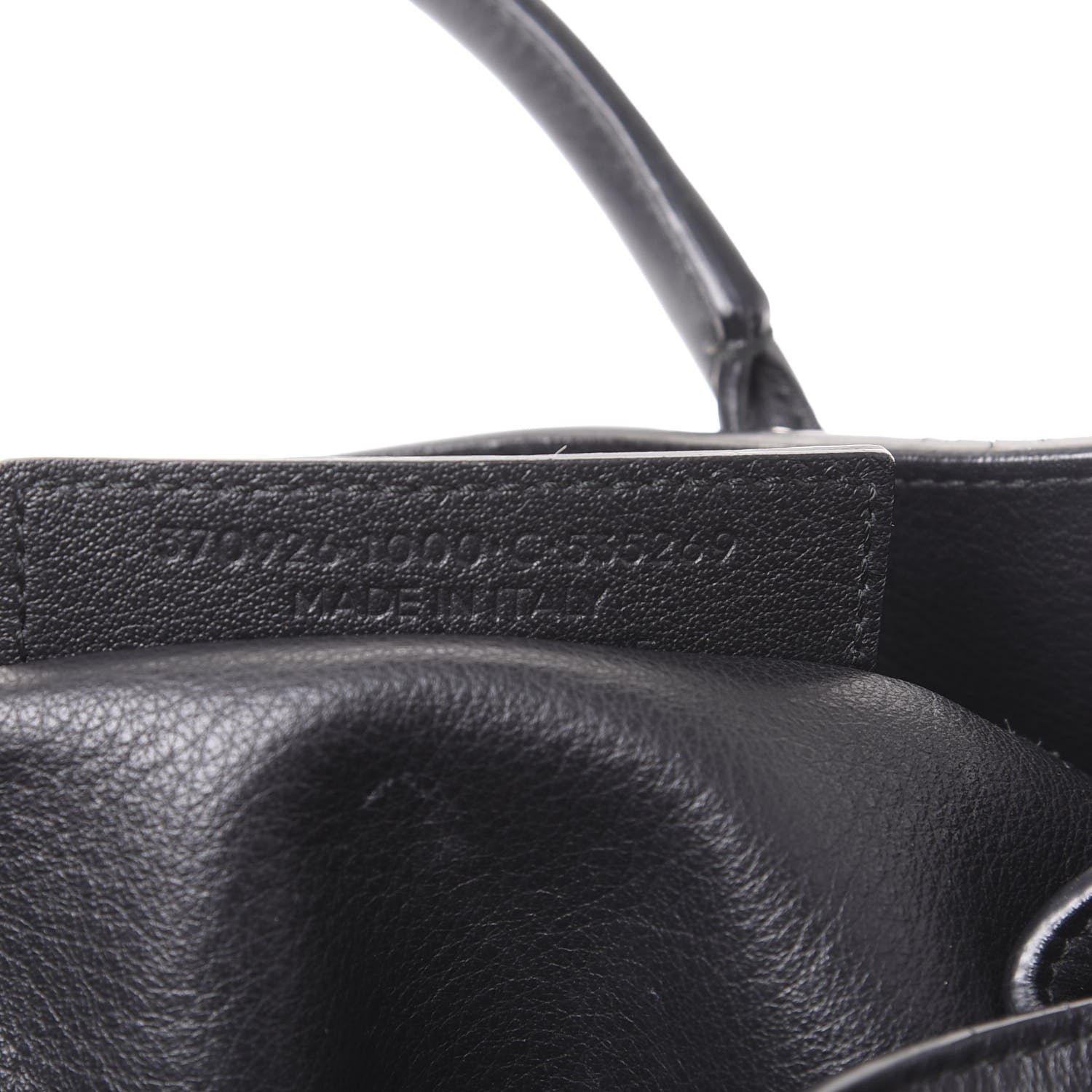 Balenciaga Veau Papier A6 Zip Around Tote Black 9 of 10