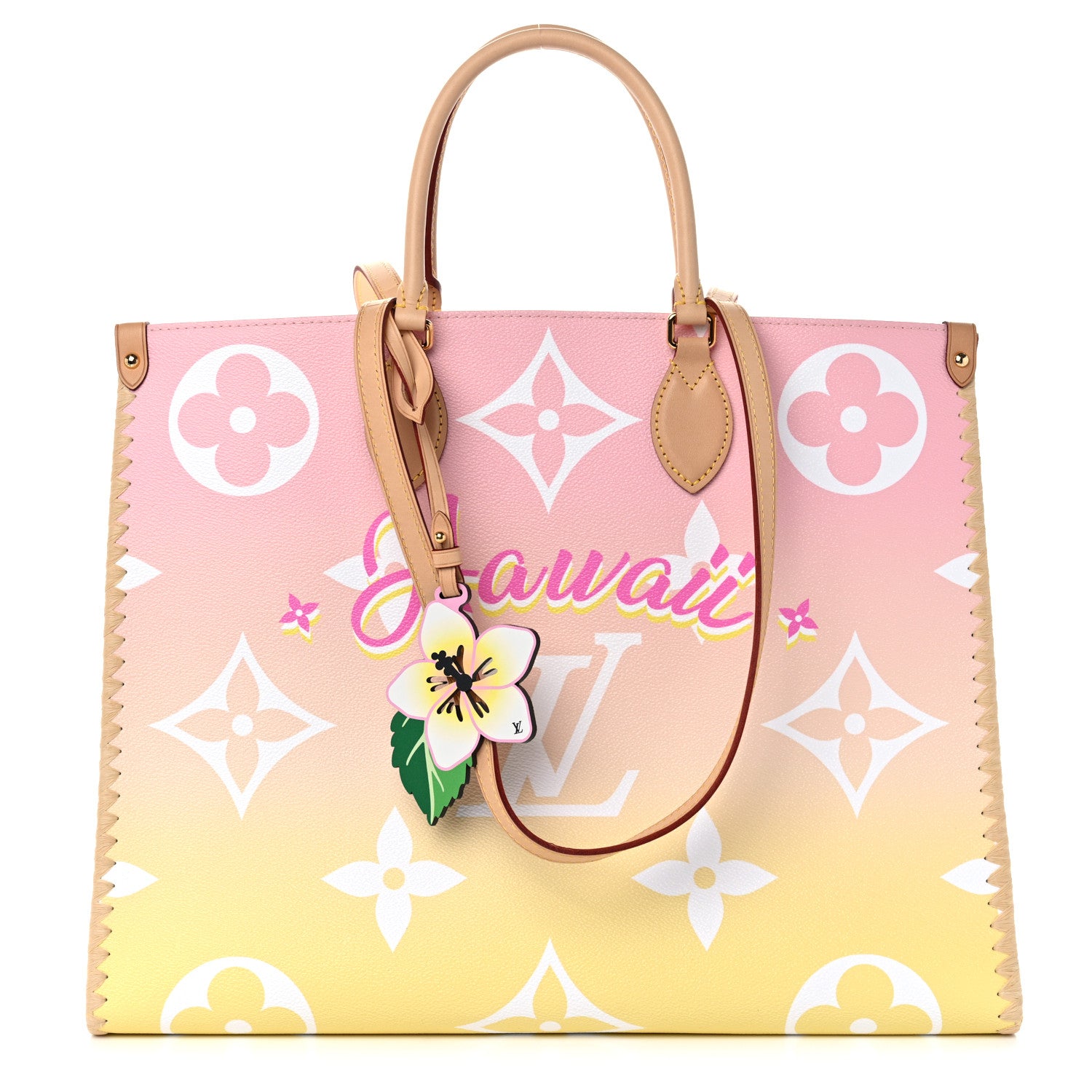 Louis Vuitton Monogram Giant By The Pool Hawaii Onthego GM Light Pink 1 of 10