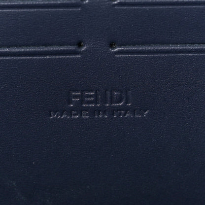 Fendi Vitello King FF Lines Embossed Baguette Soft Trunk Midnight 5 of 7