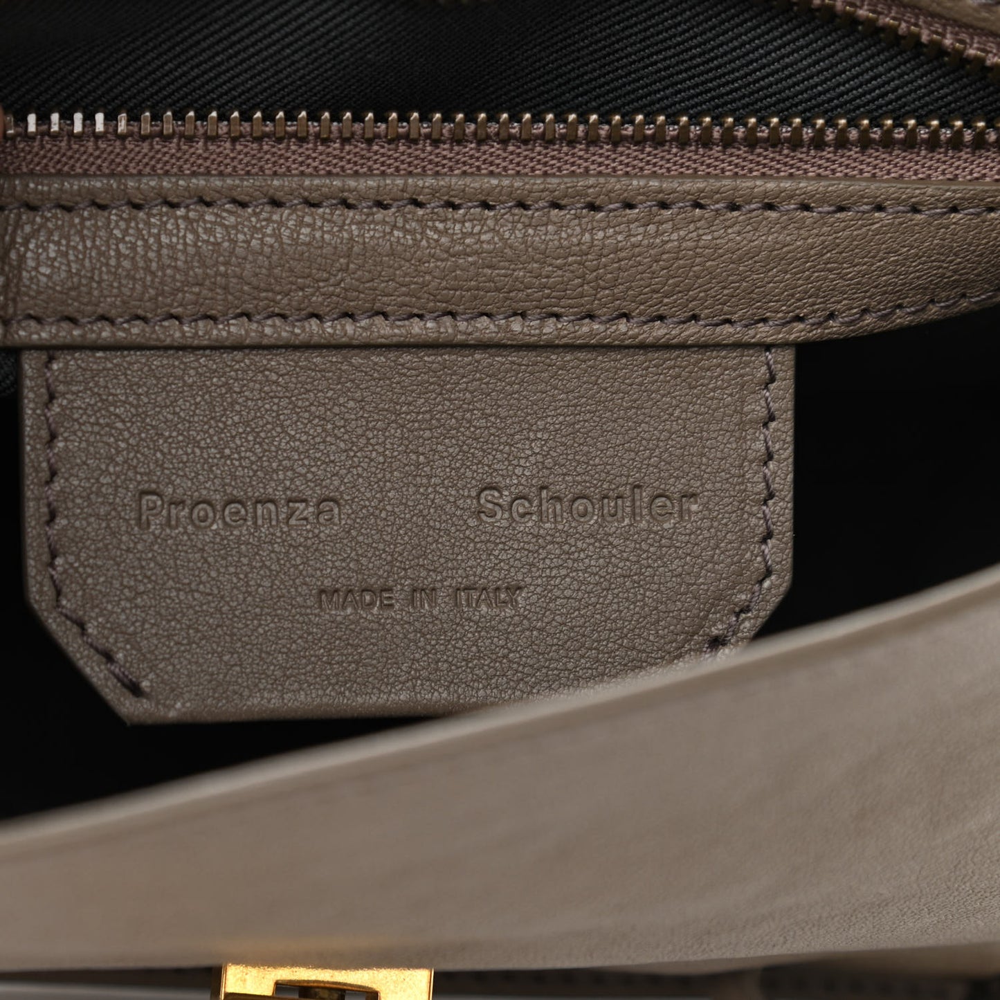 Lambskin PS1 Mini Pouch Messenger Smoke