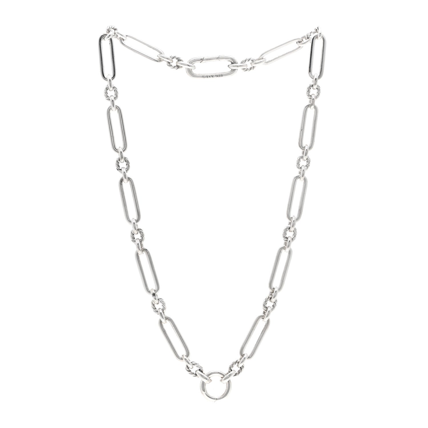 David Yurman Sterling Silver Lexington Chain Necklace 3 of 4