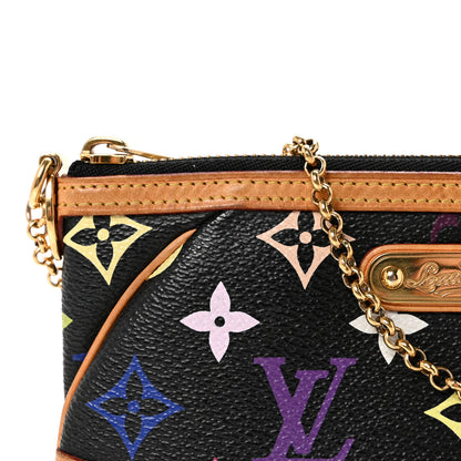 Louis Vuitton Monogram Multicolor Pochette Milla MM Black 7 of 9
