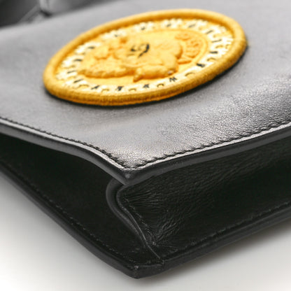 Versace Nappa La Medusa Lunar New Year Patches Crossbody Pouch Black 8 of 9