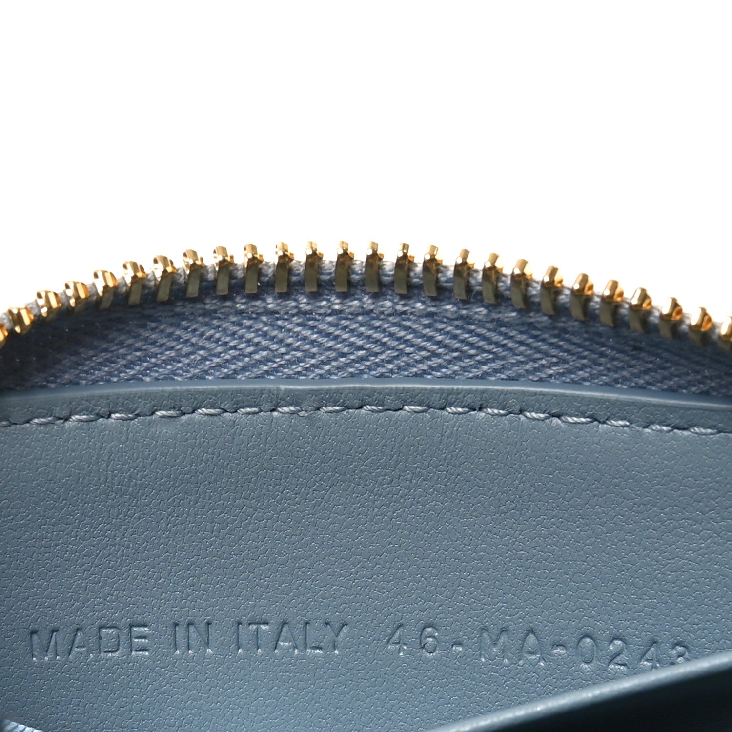 Christian Dior Lambskin Cannage Small Lady Dior Voyageur Coin Purse Cloud Blue 7 of 7
