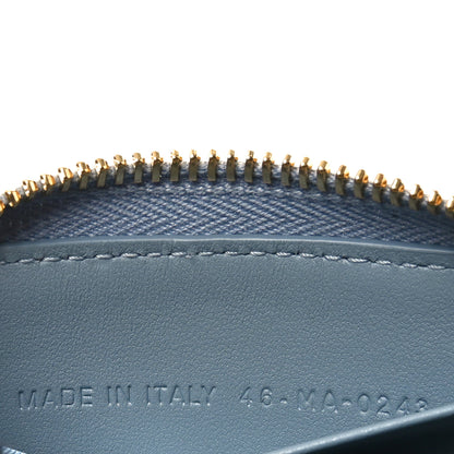 Christian Dior Lambskin Cannage Small Lady Dior Voyageur Coin Purse Cloud Blue 7 of 7