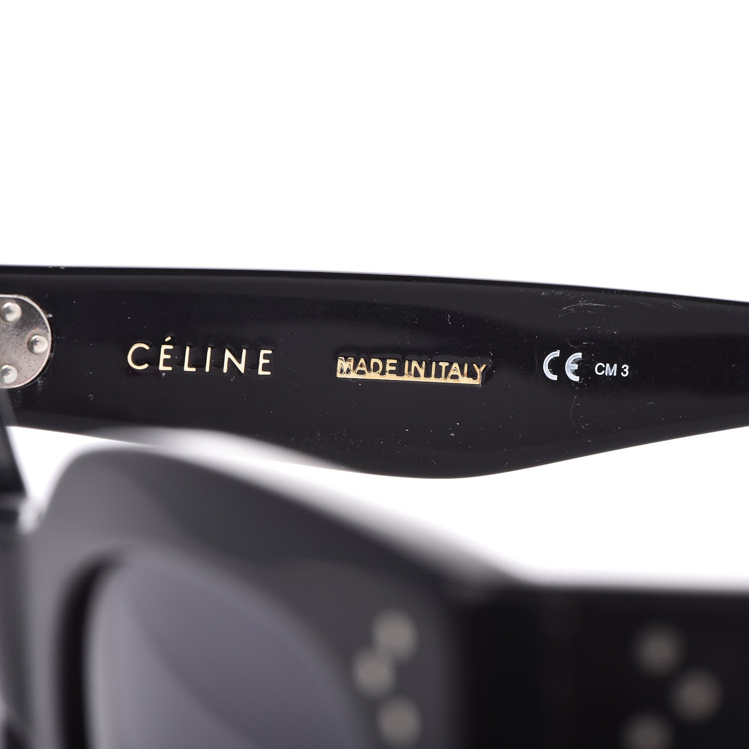 Celine Tilda Sunglasses CL 41076/S Black 6 of 7
