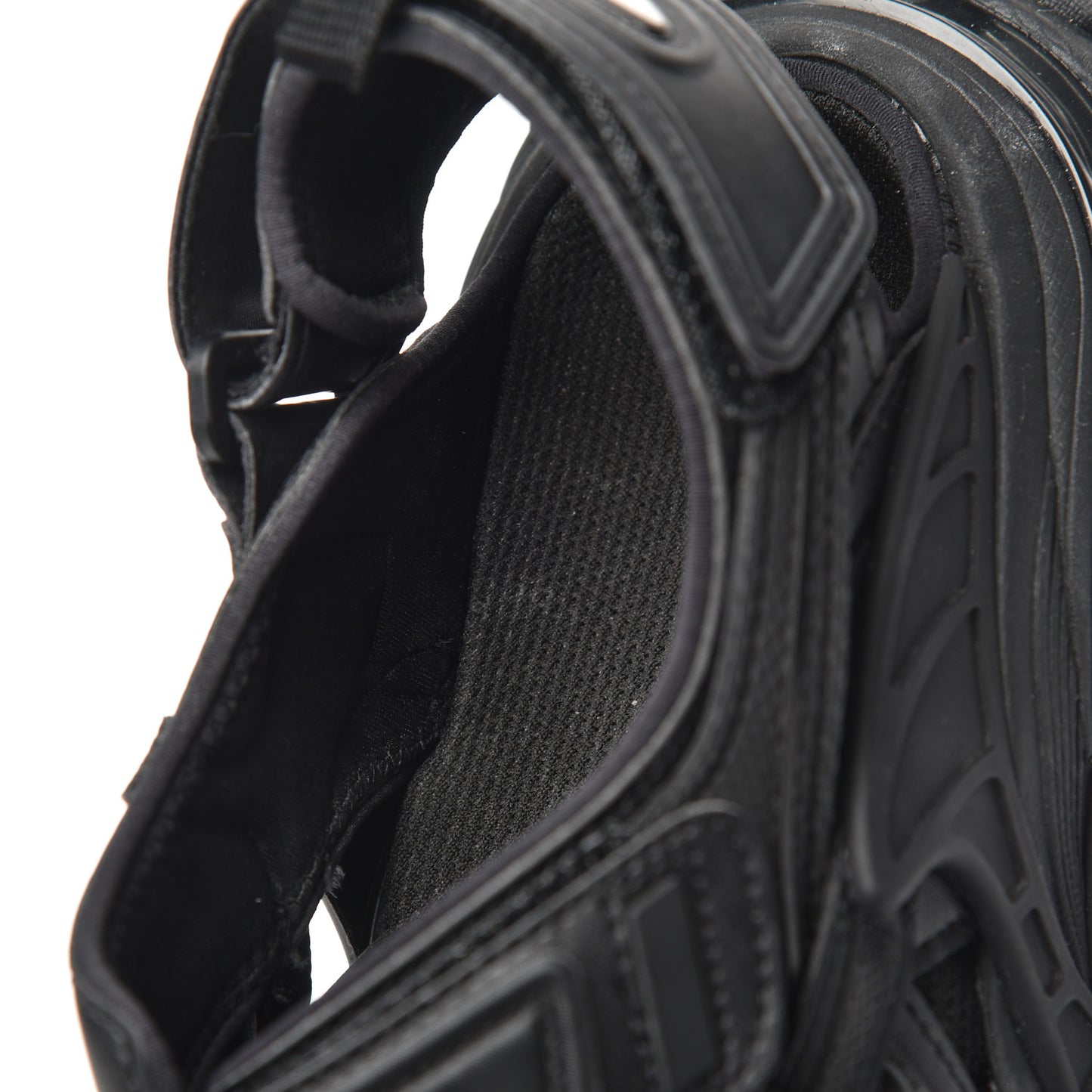 Neoprene Rubber Womens Track Sandals 38 Black