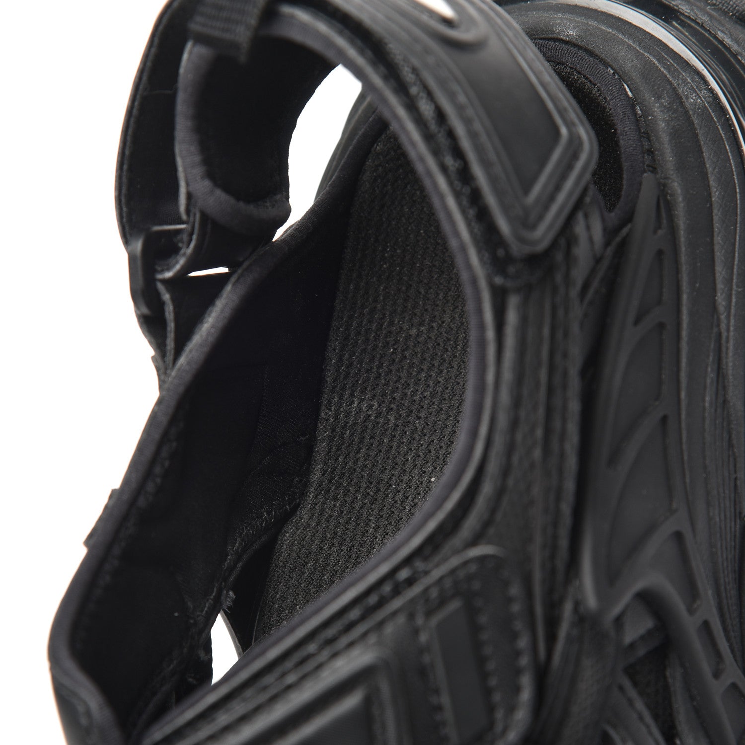 Balenciaga Neoprene Rubber Womens Track Sandals 38 Black 11 of 12