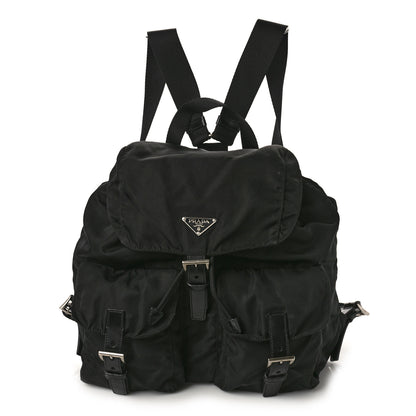 Prada Tessuto Nylon Vela Medium Backpack Black 1 of 13