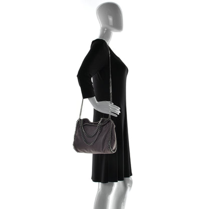 Stella McCartney Shaggy Deer Mini Falabella Fold Over Tote Ash Grey 2 of 13