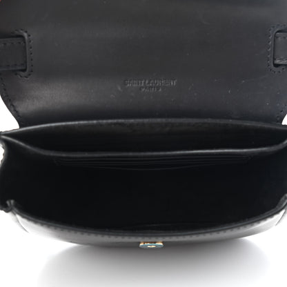 Saint Laurent Smooth Calfskin Mini Classic Monogram Kaia Satchel Black 4 of 7