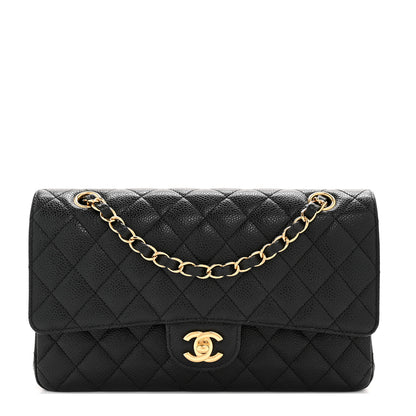 Chanel Caviar Quilted Medium Double Flap Black 1 of 13