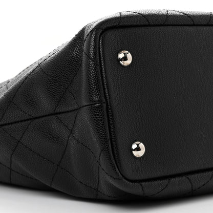 Chanel Grained Calfskin Shopping Fever Tote Black 9 of 10