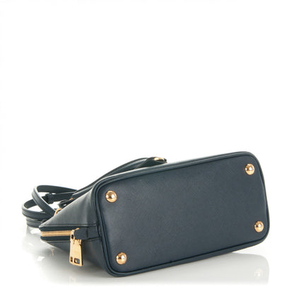 Prada Saffiano Lux Small Promenade Tote Baltico 4 of 7