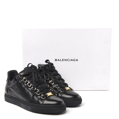 Balenciaga Agneau Arena Womens Low Top Sneakers 35 Black 9 of 9