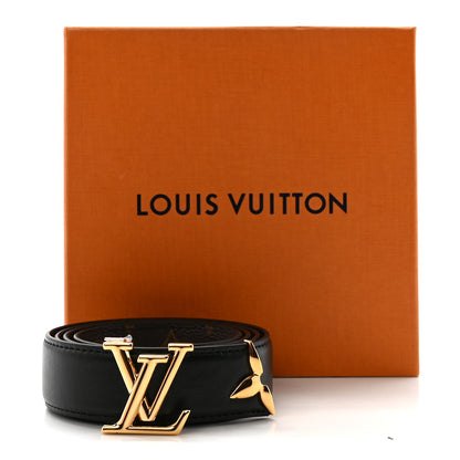Louis Vuitton Calfskin Monogram 30mm Pretty LV Reversible Belt 90 36 Black 6 of 6