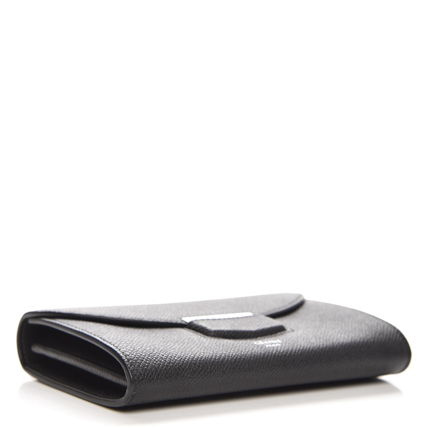 Celine Grained Calfskin Medium Trotteur Multifunction Flap Wallet Black 4 of 6