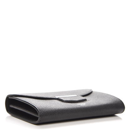 Celine Grained Calfskin Medium Trotteur Multifunction Flap Wallet Black 4 of 6
