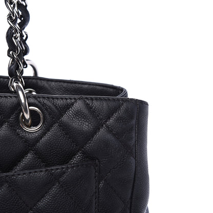 Chanel Caviar Quilted Grand Shopping Tote GST Black 14 of 16
