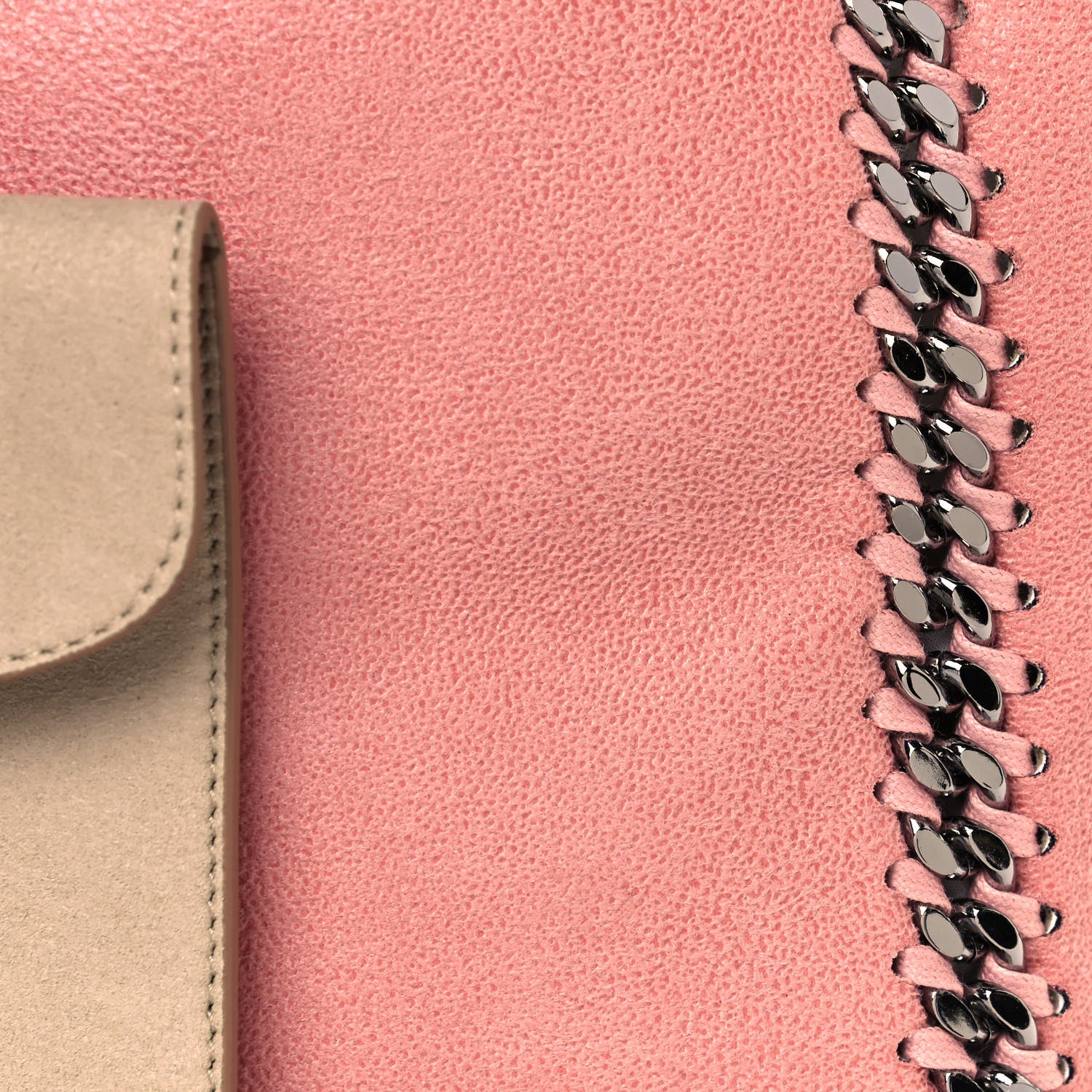 Stella McCartney Shaggy Deer Falabella Reversible Mini Fold Over Tote Pink 6 of 19