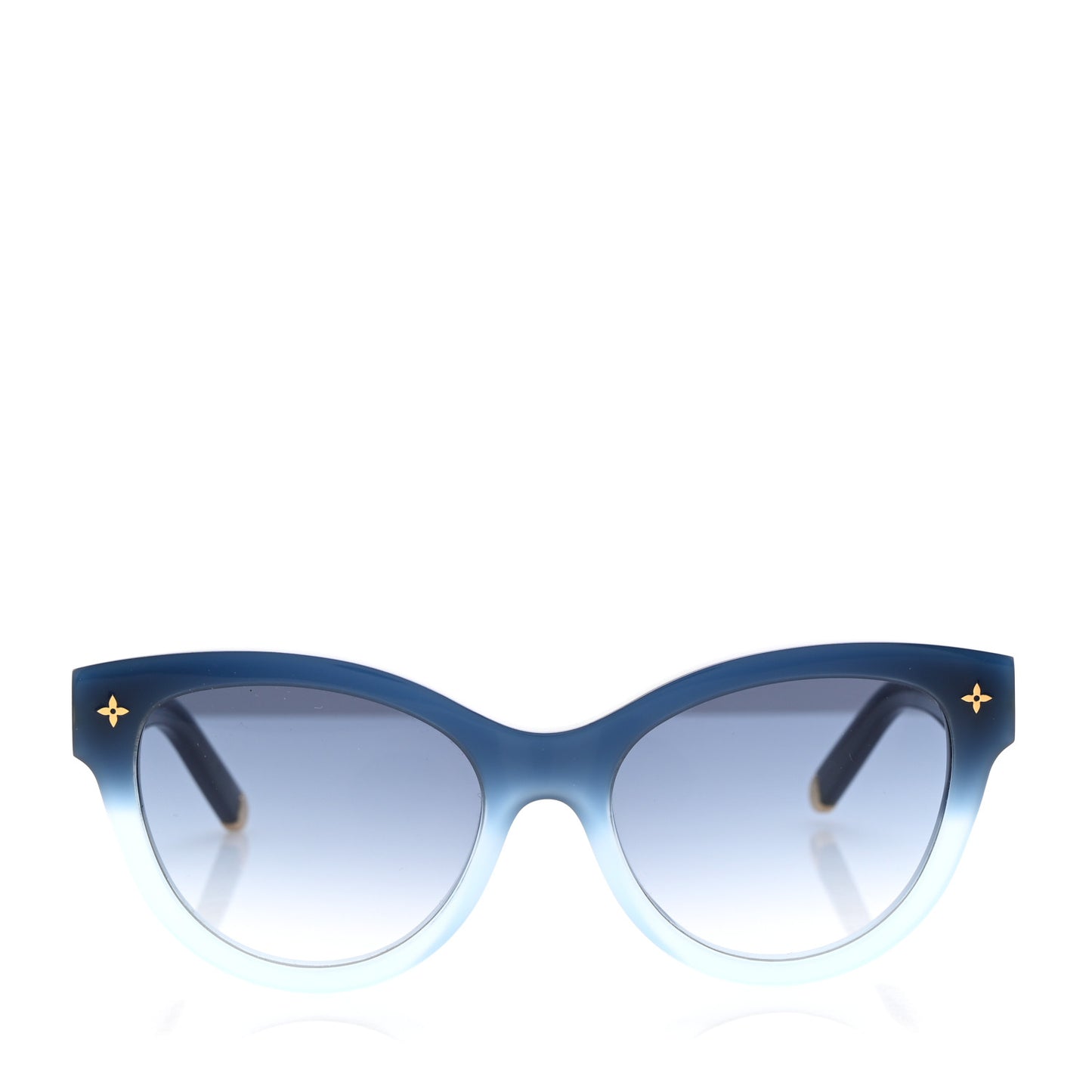Acetate Gradient My Monogram Soft Cat Eye Sunglasses Z1947W Blue