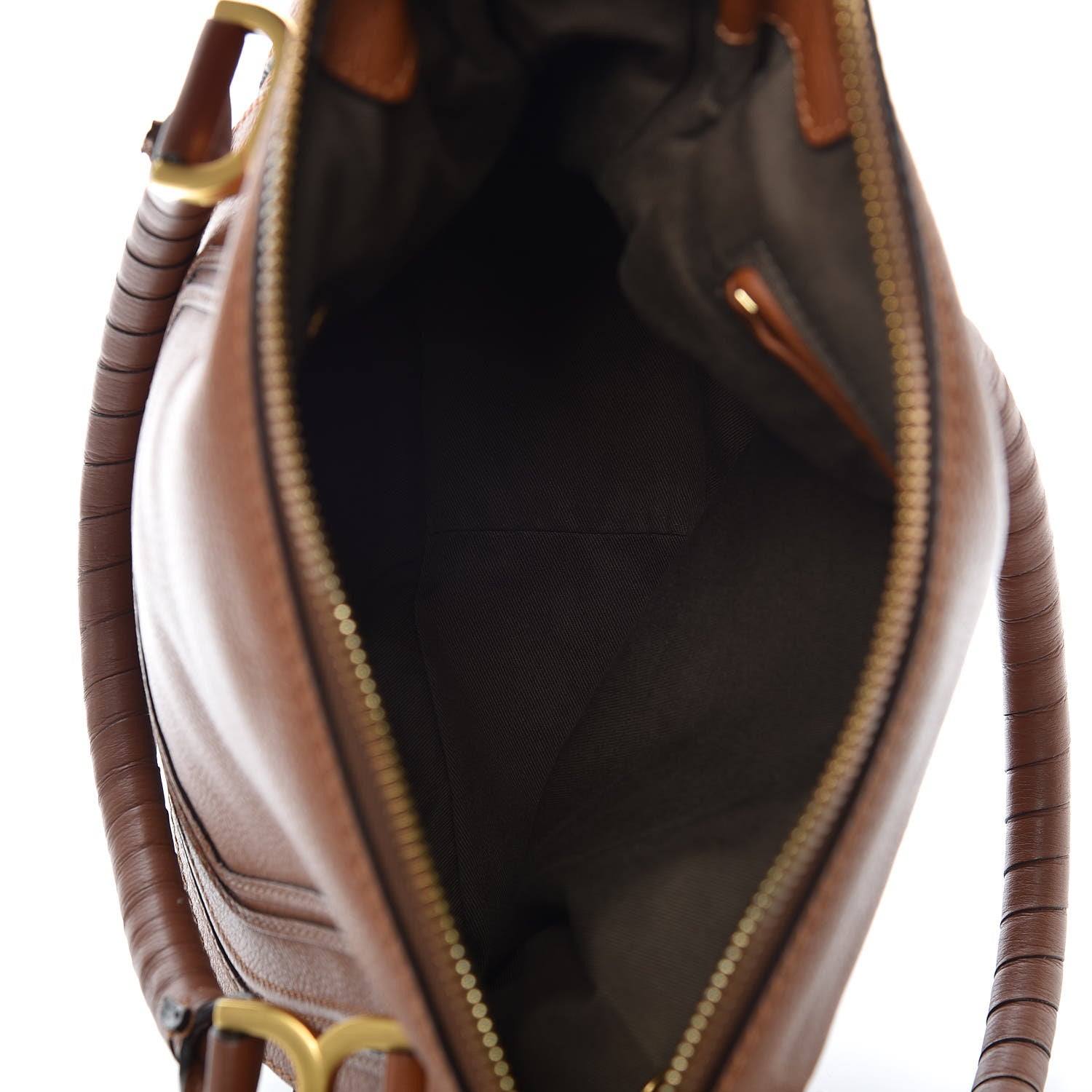 Chloe Calfskin Medium Marcie Satchel Tan 7 of 9