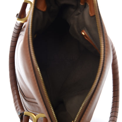 Chloe Calfskin Medium Marcie Satchel Tan 7 of 9