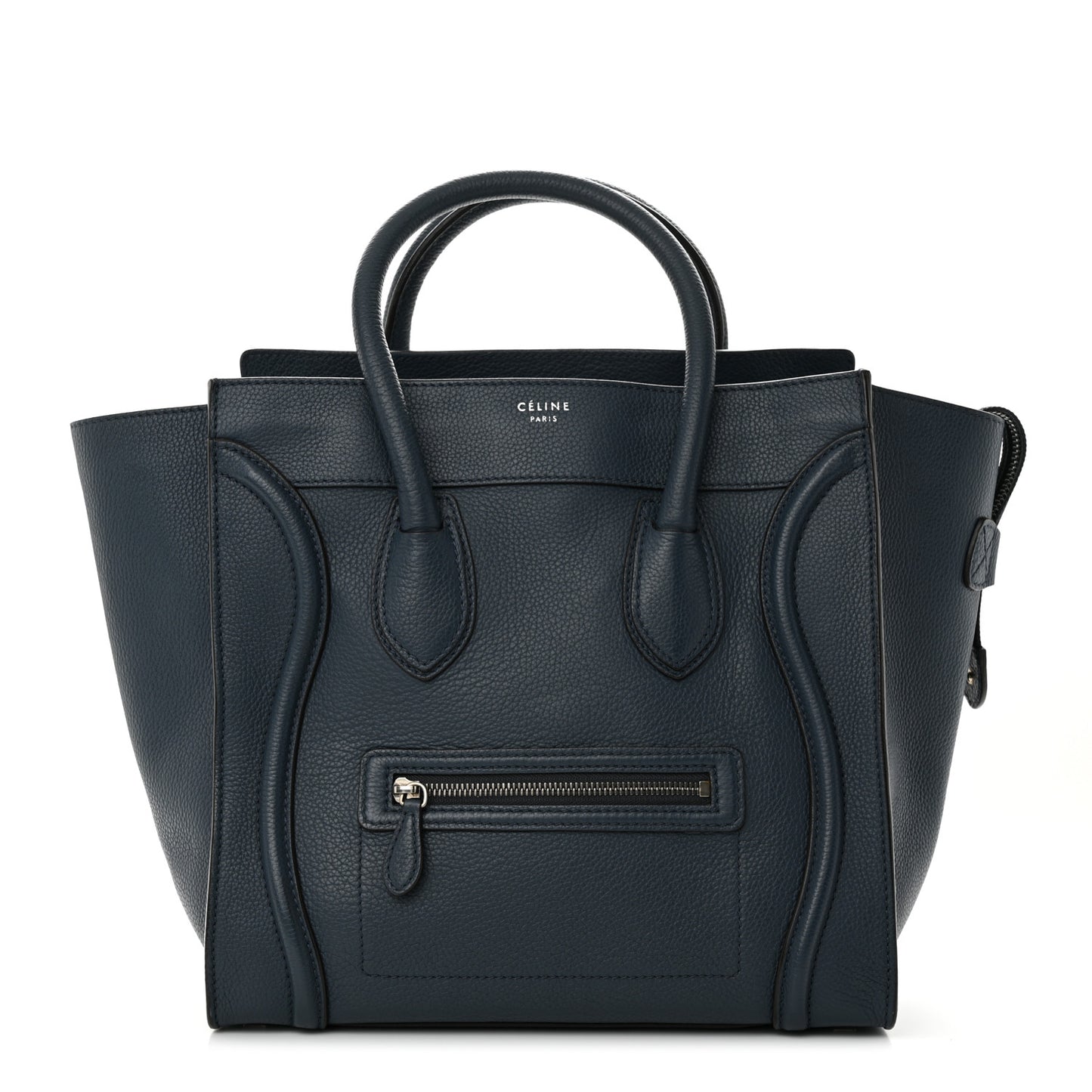 Drummed Calfskin Mini Luggage Orage
