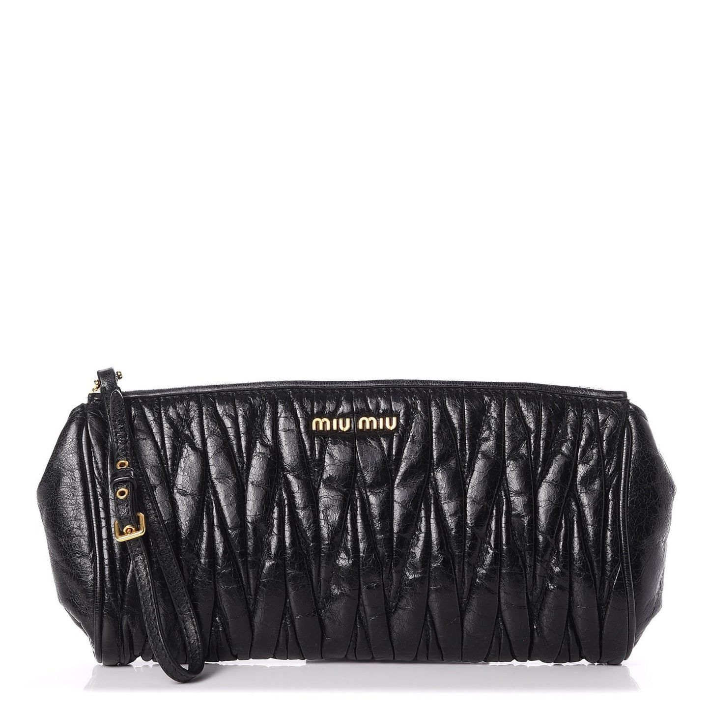 Nappa Matelasse Clutch Nero Black