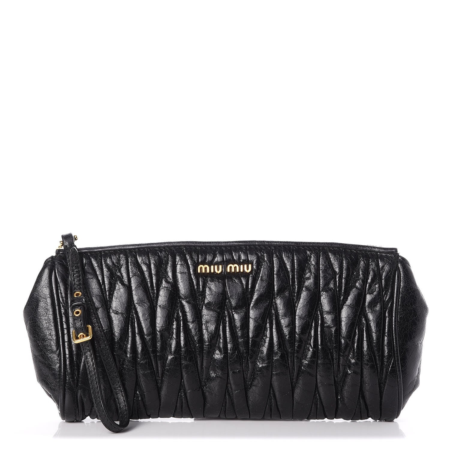 Miu Miu Nappa Matelasse Clutch Nero Black 1 of 8