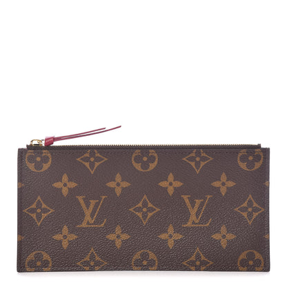 Louis Vuitton Monogram Felicie Chain Wallet Zippered Insert Fuchsia 1 of 6
