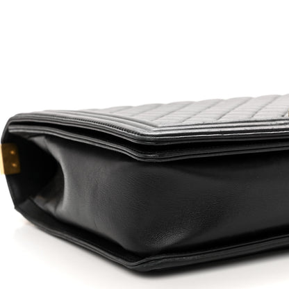 Chanel Calfskin Quilted Large Boy Flap Black 10 of 13