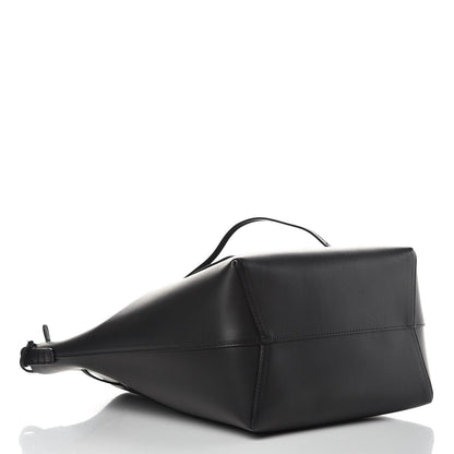 Mansur Gavriel Vegetable Tanned Calfskin Bucket Bag Black Flamma 5 of 10