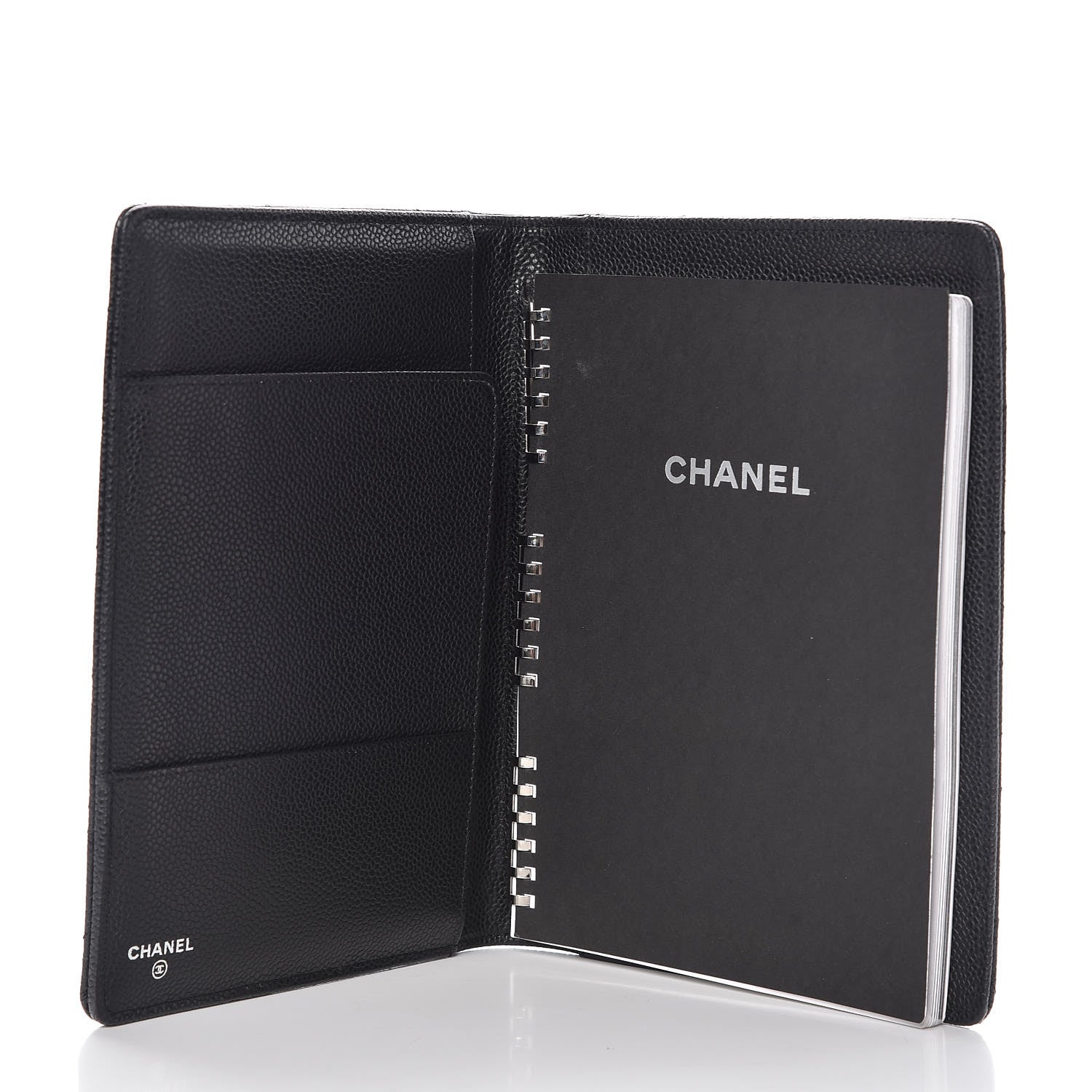 Chanel Caviar Quilted Large Agenda Cover Black 5 of 10