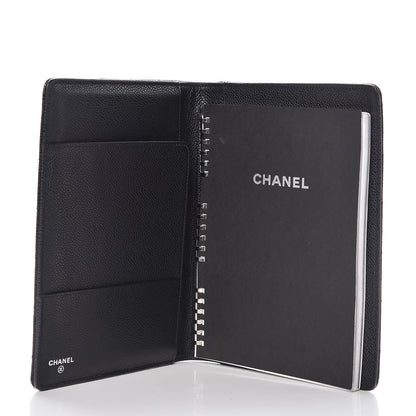 Chanel Caviar Quilted Large Agenda Cover Black 5 of 10