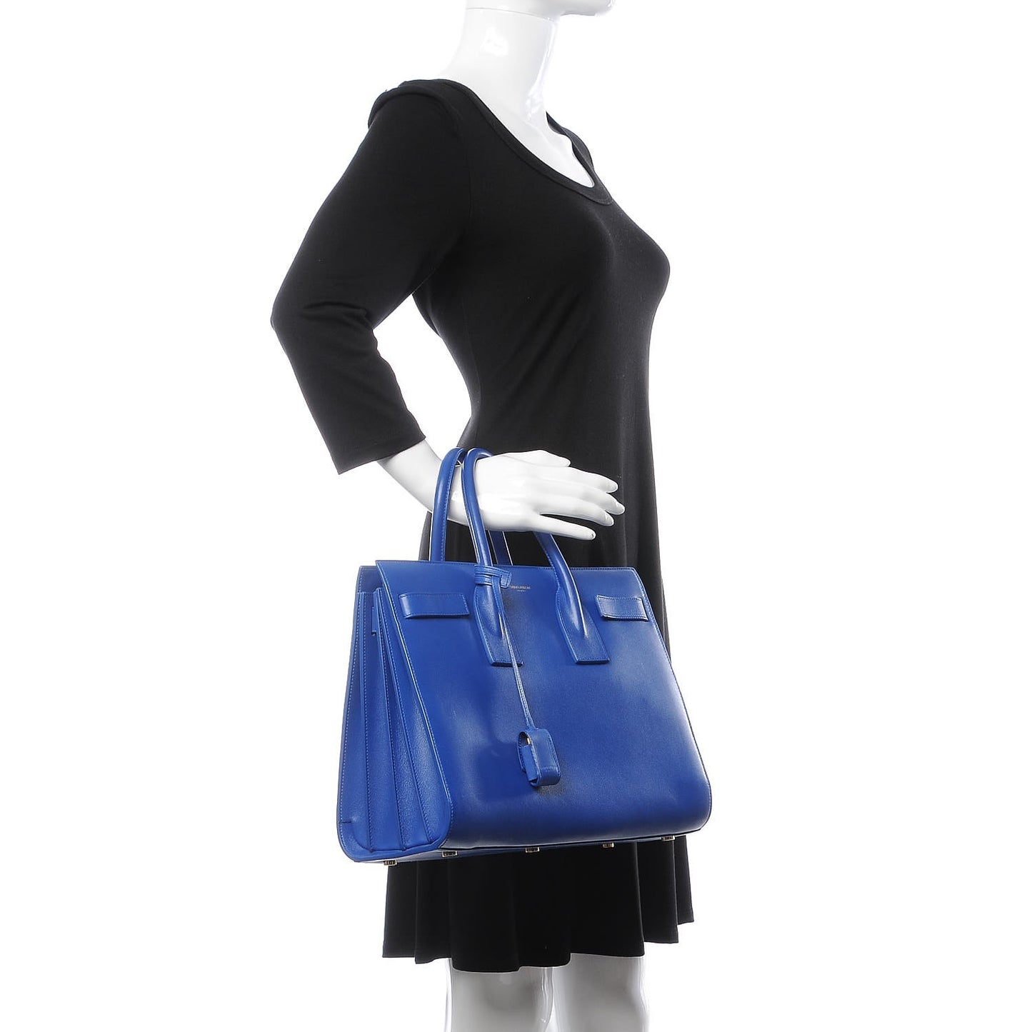 Calfskin Small Sac De Jour Blue Majorelle