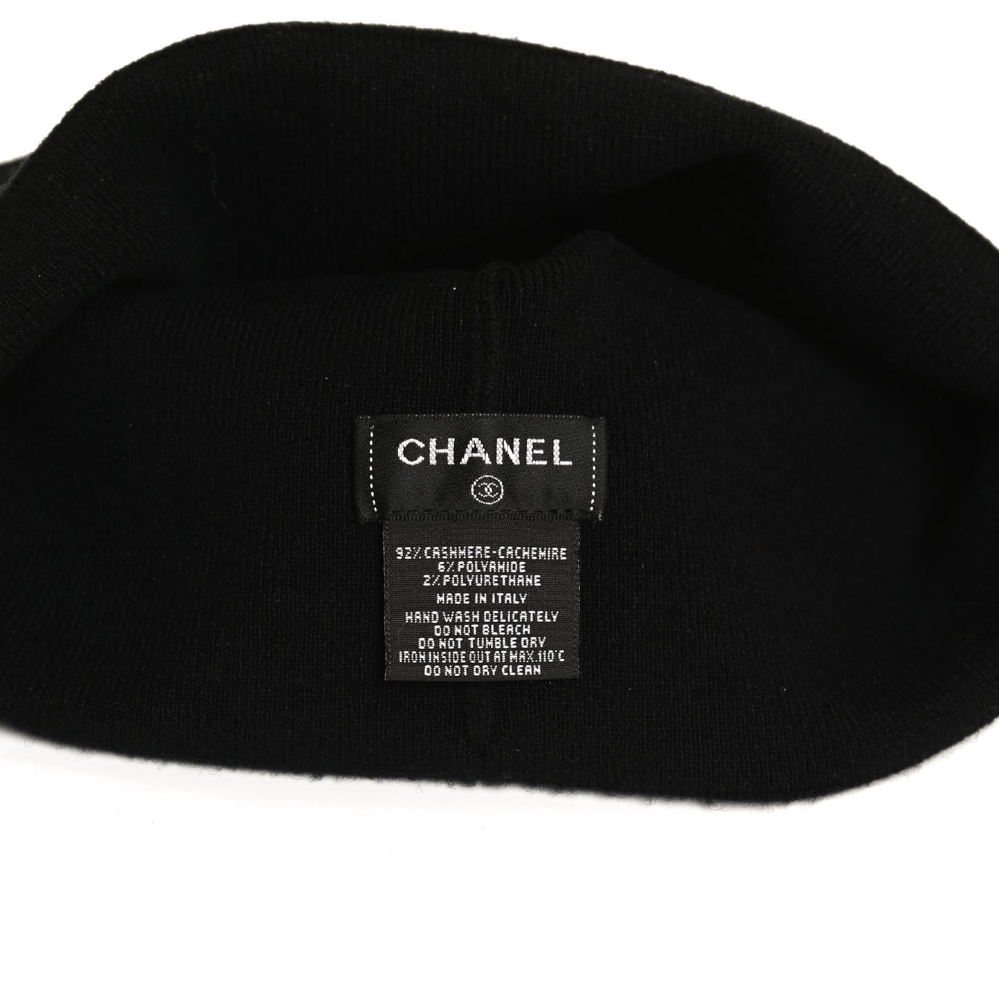 Cashmere CC Beanie Hat Black