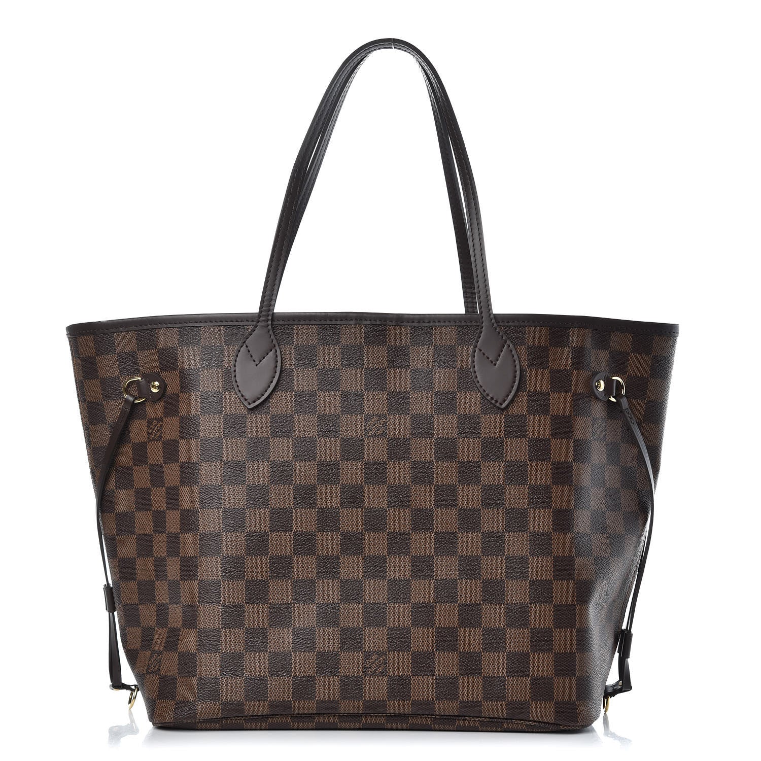 Louis Vuitton Damier Ebene Neo Neverfull MM Rose Ballerine 1 of 13