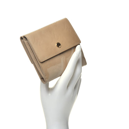 Louis Vuitton Vernis Elise Wallet Beige 2 of 6