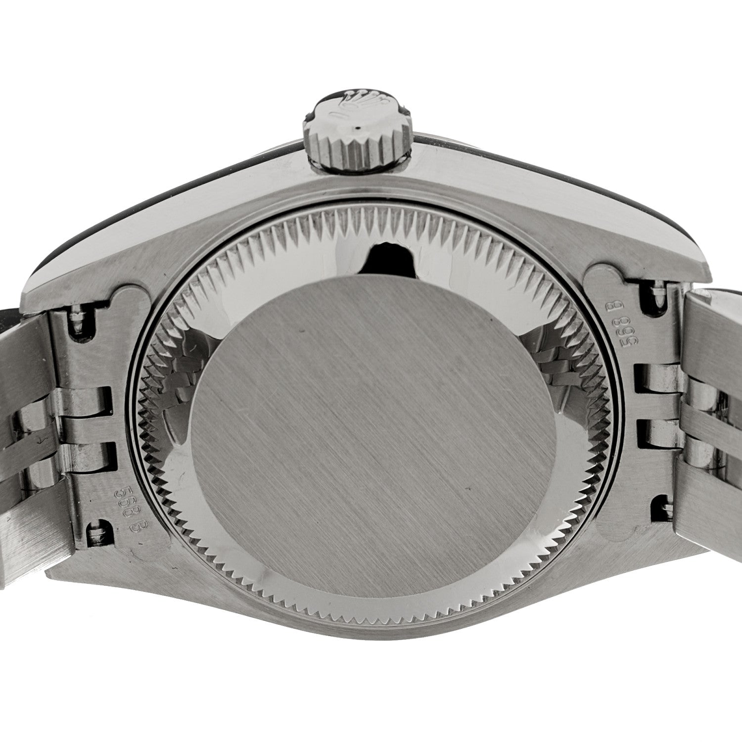 Rolex Stainless Steel 18K White Gold Mother of Pearl 26mm Oyster Perpetual Datejust Watch Roman 79174 4 of 4